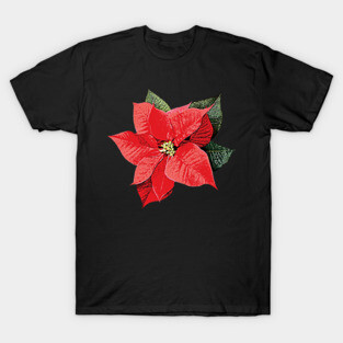 One Poinsettia T-Shirt