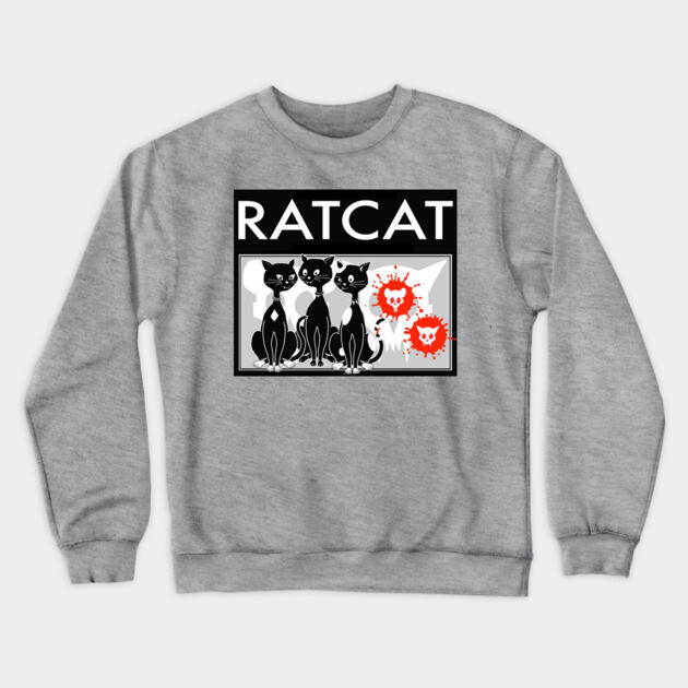 Ratcat Crewneck Sweatshirt by Timeless Chaos