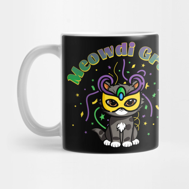 Meowdi Mardi Gras Cat by HolidayBug