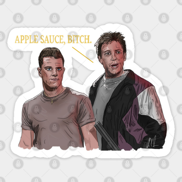 Good Will Hunting 2: Apple Sauce Sticker by 51Deesigns