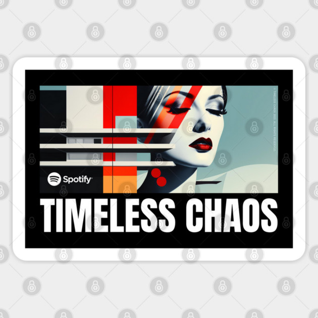 Timeless Chaos Podast Bauhaus Sticker by Timeless Chaos