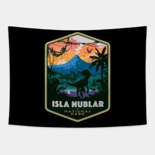 Isla Nublar National Park Tapestry