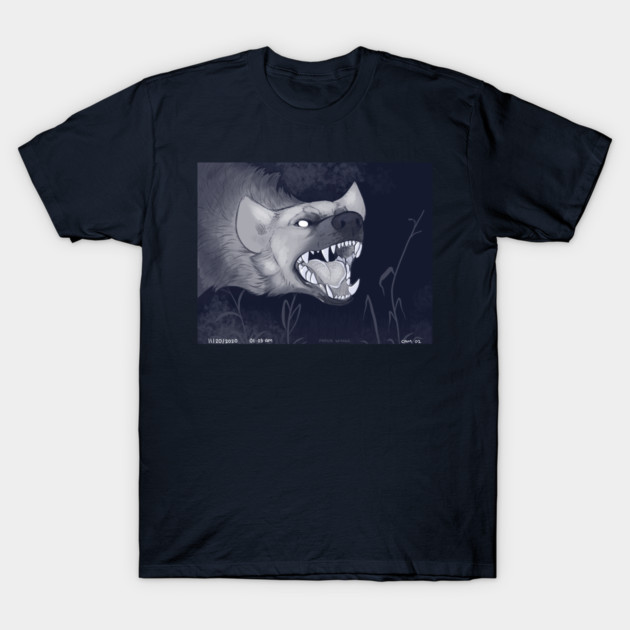 Hyena Trail Cam T-Shirt by Paper Wings