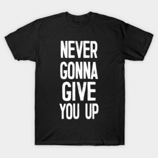 Never Gonna Give You Up / Never Gonna Let You Down T-Shirt