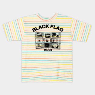 Black flag TV classic Kids T-Shirt