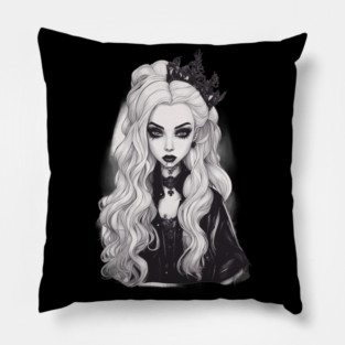 Goth Darkness Inside Me Pillow