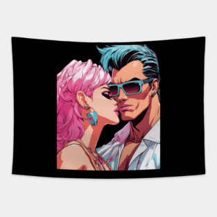 Anime Together for Eternity Tapestry