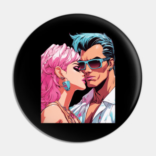 Anime Together for Eternity Pin