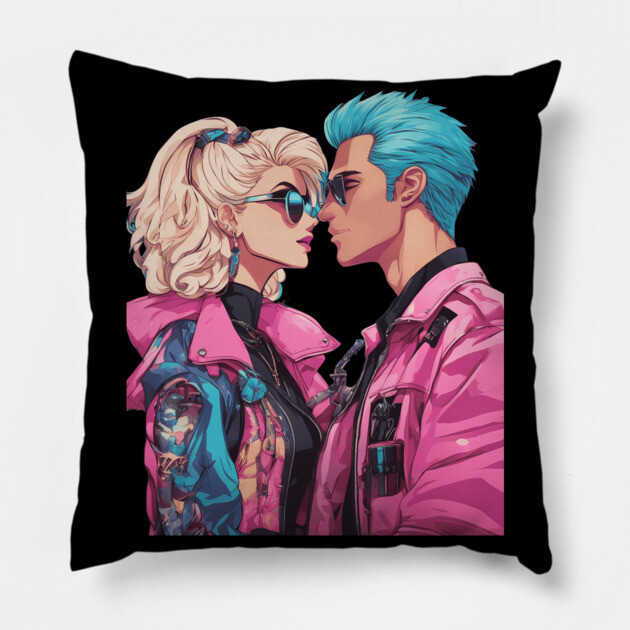 Anime True Love Exists Pillow by animegirlnft