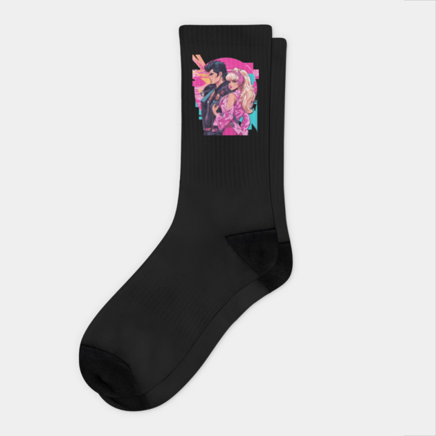 Anime Soulmates for Eternity Socks by animegirlnft