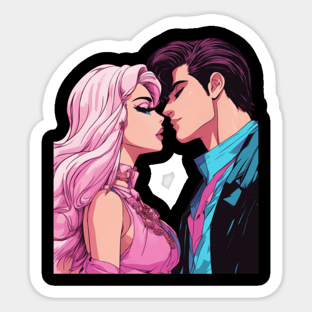 Anime Love is Selfless Sticker by animegirlnft