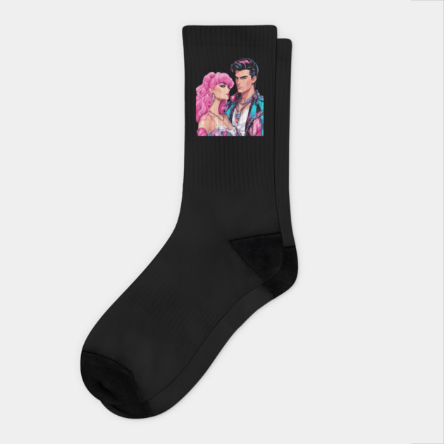 Anime Love is the Light Socks by animegirlnft