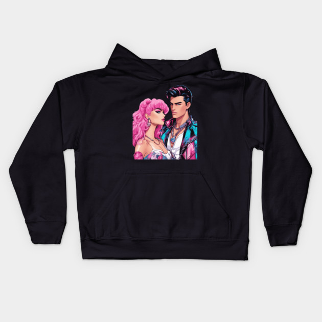 Anime Love is the Light Kids Hoodie by animegirlnft