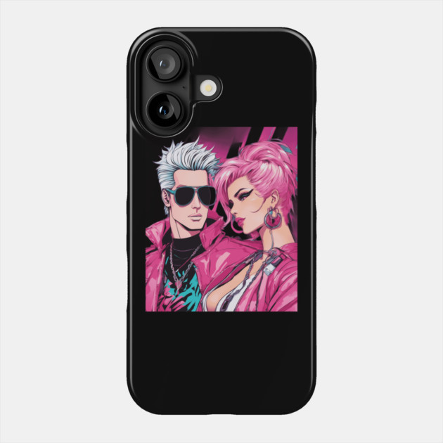 Anime Cherished Moments Together Phone Case by animegirlnft