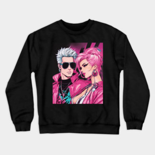 Anime Cherished Moments Together Crewneck Sweatshirt