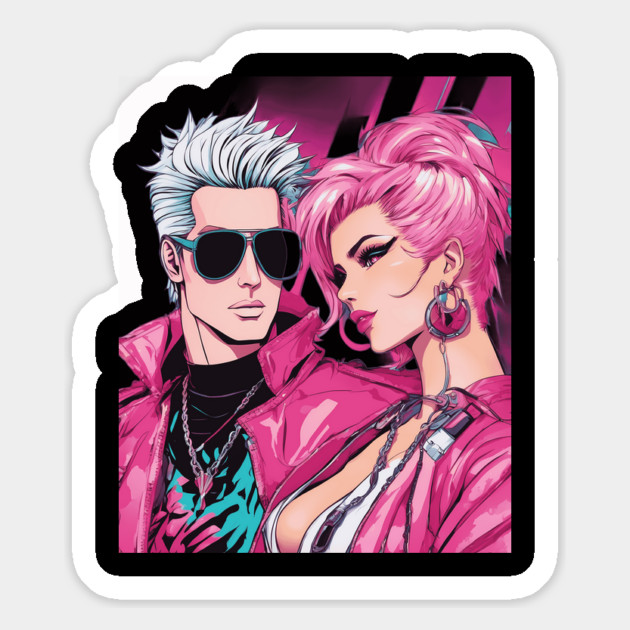 Anime Cherished Moments Together Magnet by animegirlnft