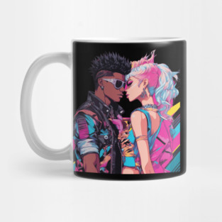 Anime Interracial Love Mug