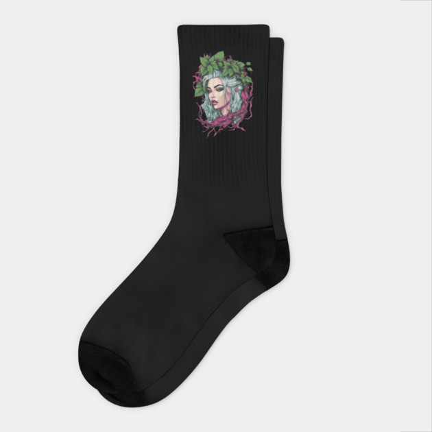 Goth Darkness is the Light Socks by animegirlnft