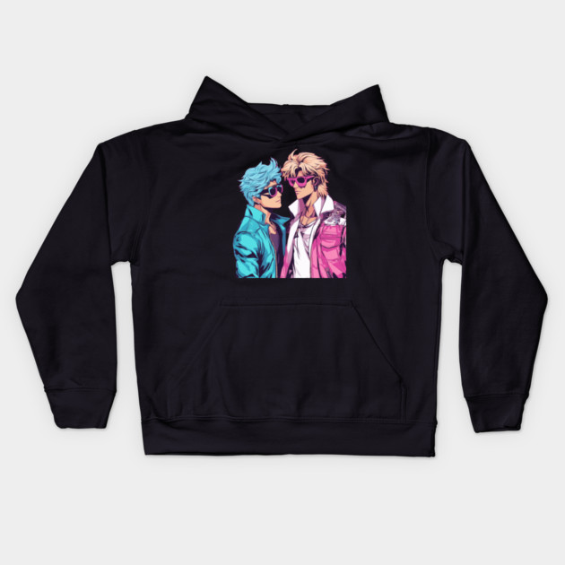Anime Bromance Anime Kids Hoodie by animegirlnft