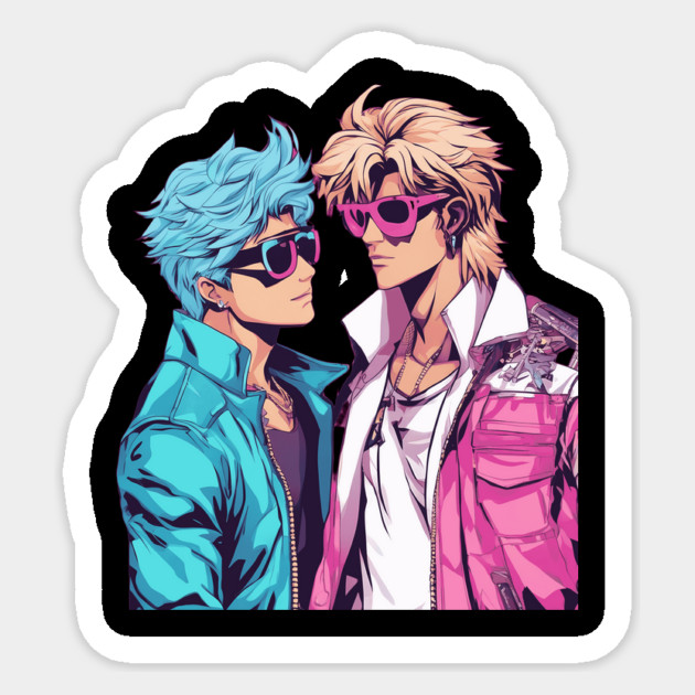 Anime Bromance Anime Sticker by animegirlnft