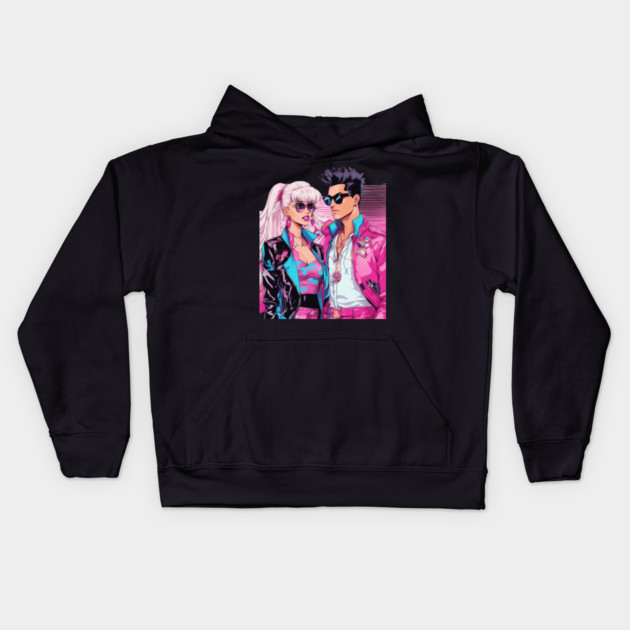 Anime Always on my Mind Kids Hoodie by animegirlnft