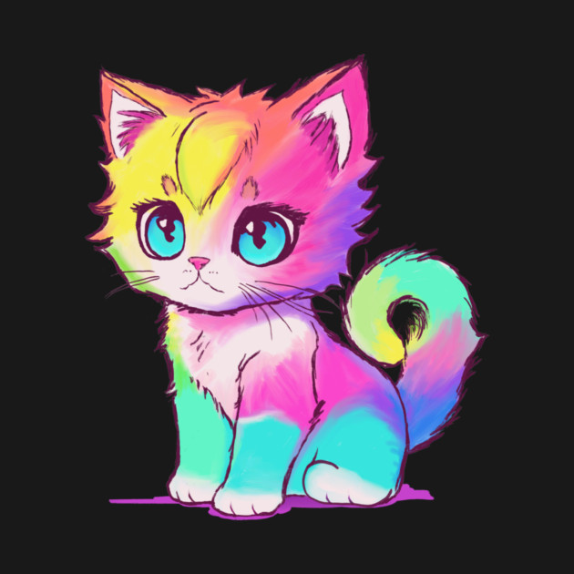 Rainbow Kitten by CreativeSage