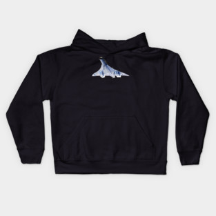 CONCORDE AIRCRAFT Kids Hoodie