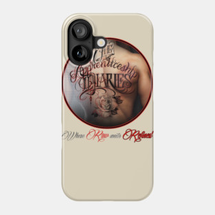 Slogan Cover Art Tee for The Apprenticeship Diaries (T.A.D) Phone Case