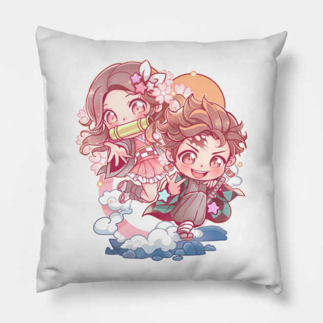 Tanjiro x Nezuko Cute Anime Girl and her siblings Demon Slayer