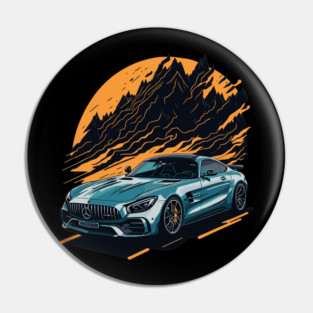Mercedes AMG GT R Classic Car Pin