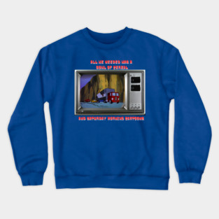Saturday morning cartoons Crewneck Sweatshirt