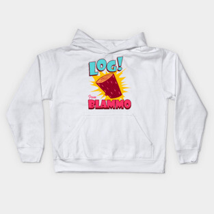 Log From Blammo Kids Hoodie