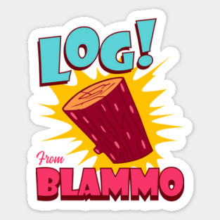 Log From Blammo Sticker