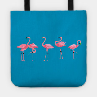Flamingo Flock Tote