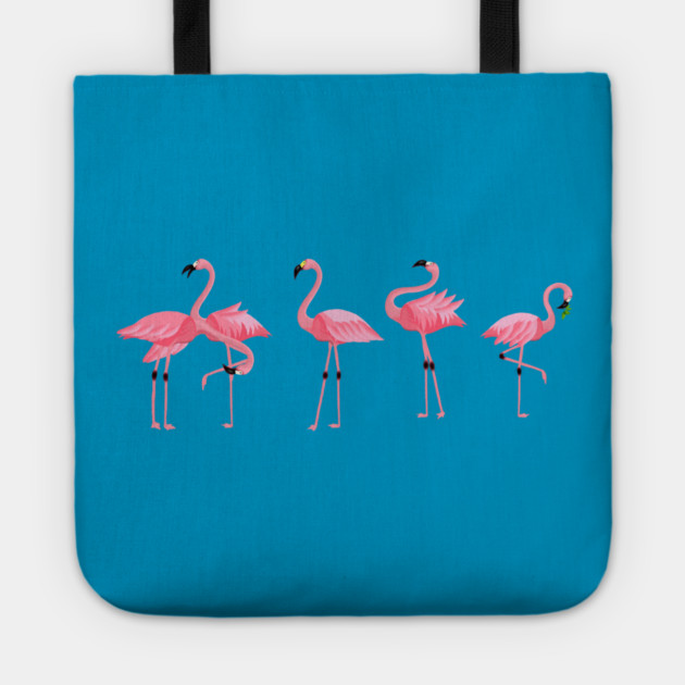 Flamingo Flock Tote by logiamerch