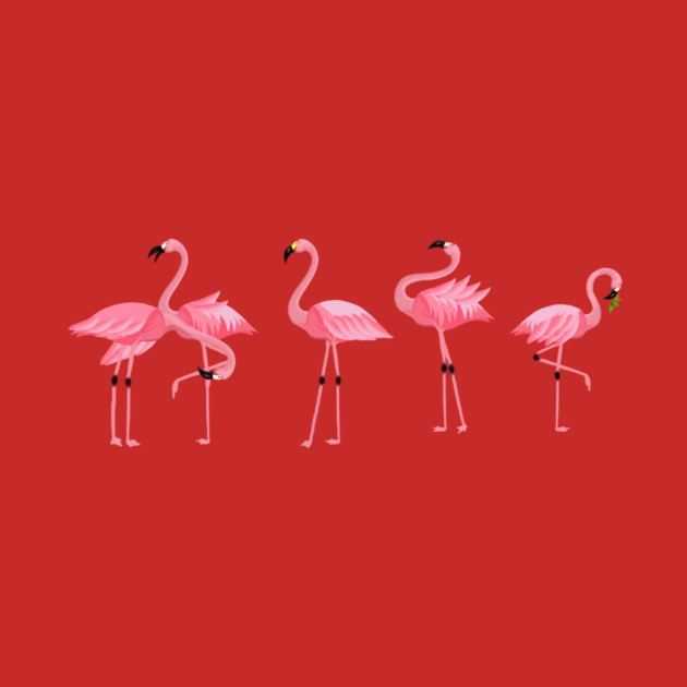 Flamingo Flock by logiamerch