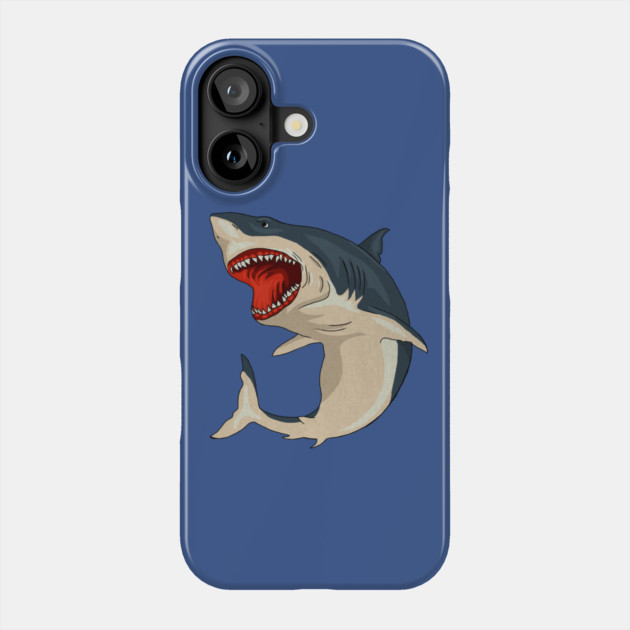 Great White Shark Phone Case by logiamerch