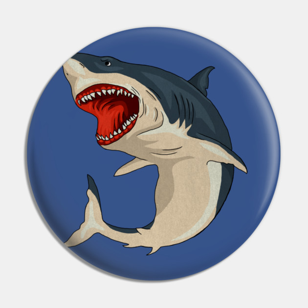 Great White Shark Pin by logiamerch