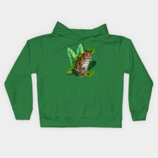 Leopard Tropical Kids Hoodie
