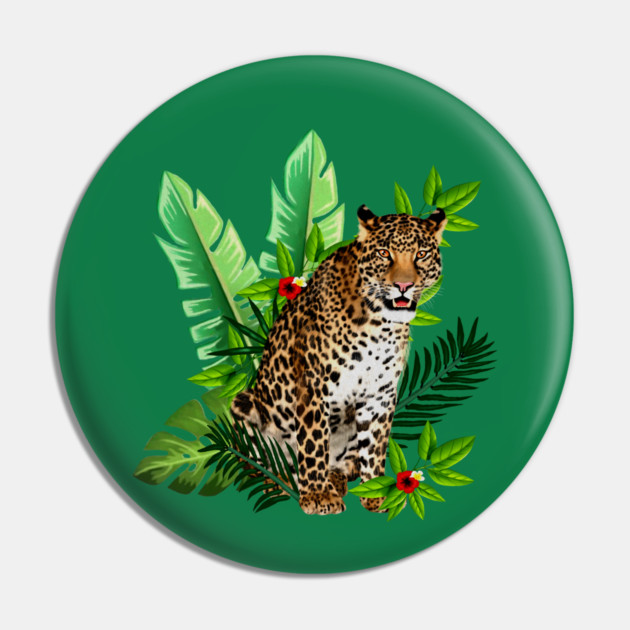 Leopard Tropical Pin by logiamerch