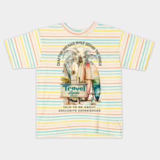 Crafting Dreams While Seeing The World Kids T-Shirt