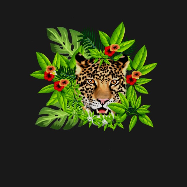 Leopard Face Tropical by logiamerch