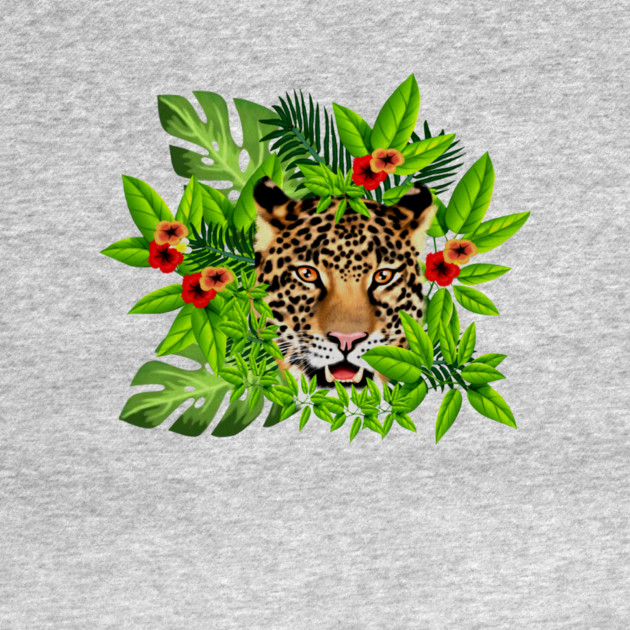 Leopard Face Tropical by logiamerch