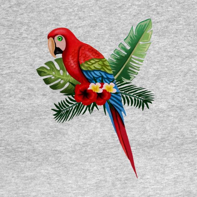 Parrot Floral Tropical by logiamerch