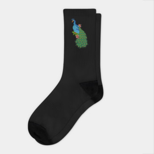 Peacock Tropical Socks