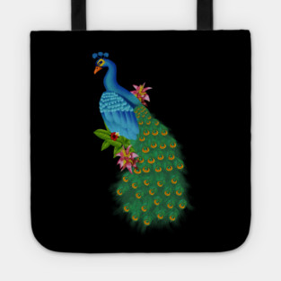 Peacock Tropical Tote