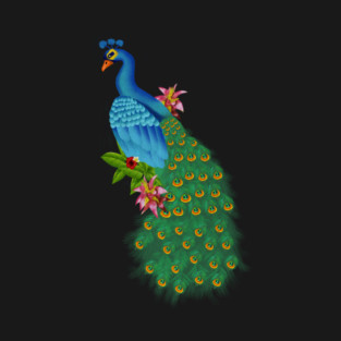Peacock Tropical T-Shirt