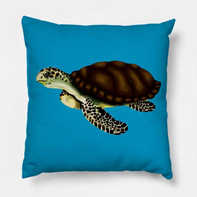 Sea Turtle Pillow by logiamerch