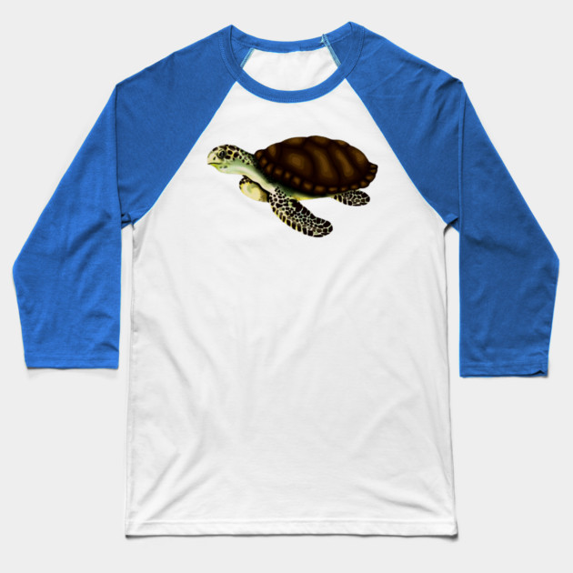 Sea Turtle Baseball T-Shirt by logiamerch