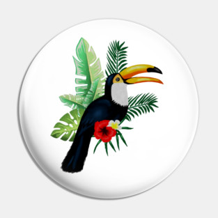 Toucan Bird Tropical Pin